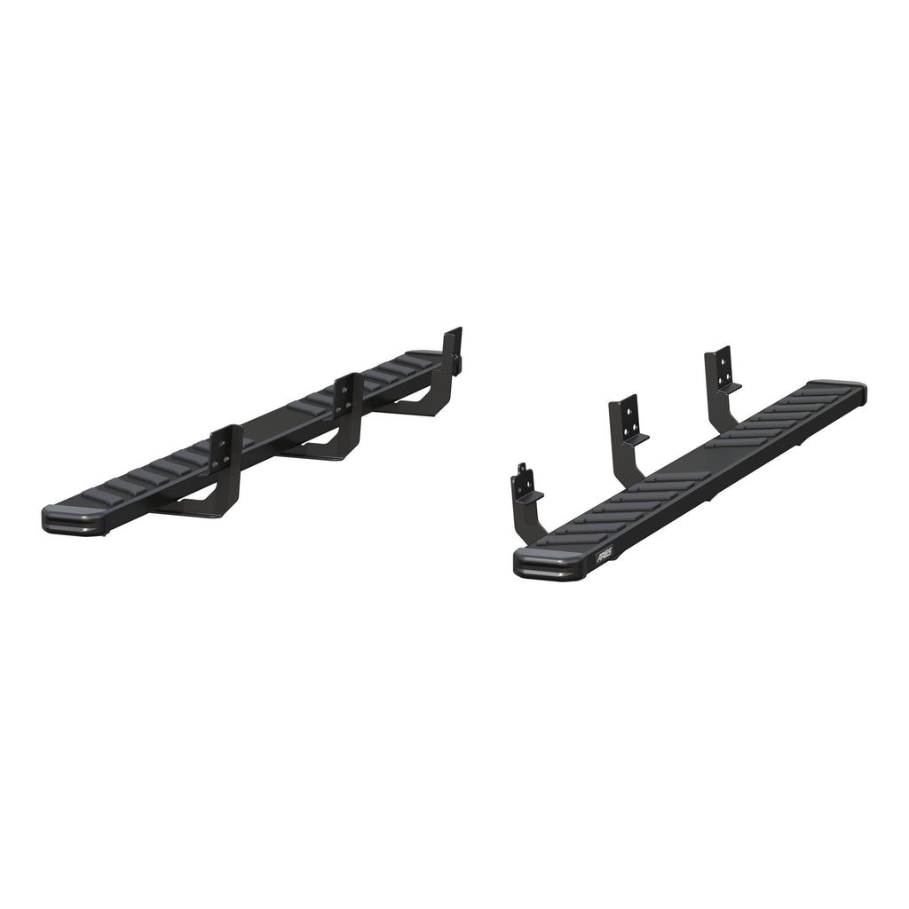 ARIES 2554012 NovaTrac 6" x 85" Black E-Coat Steel Running Boards, Select RAM 1500, 2500, 3500, 4500, 5500 for Select Ram 2500