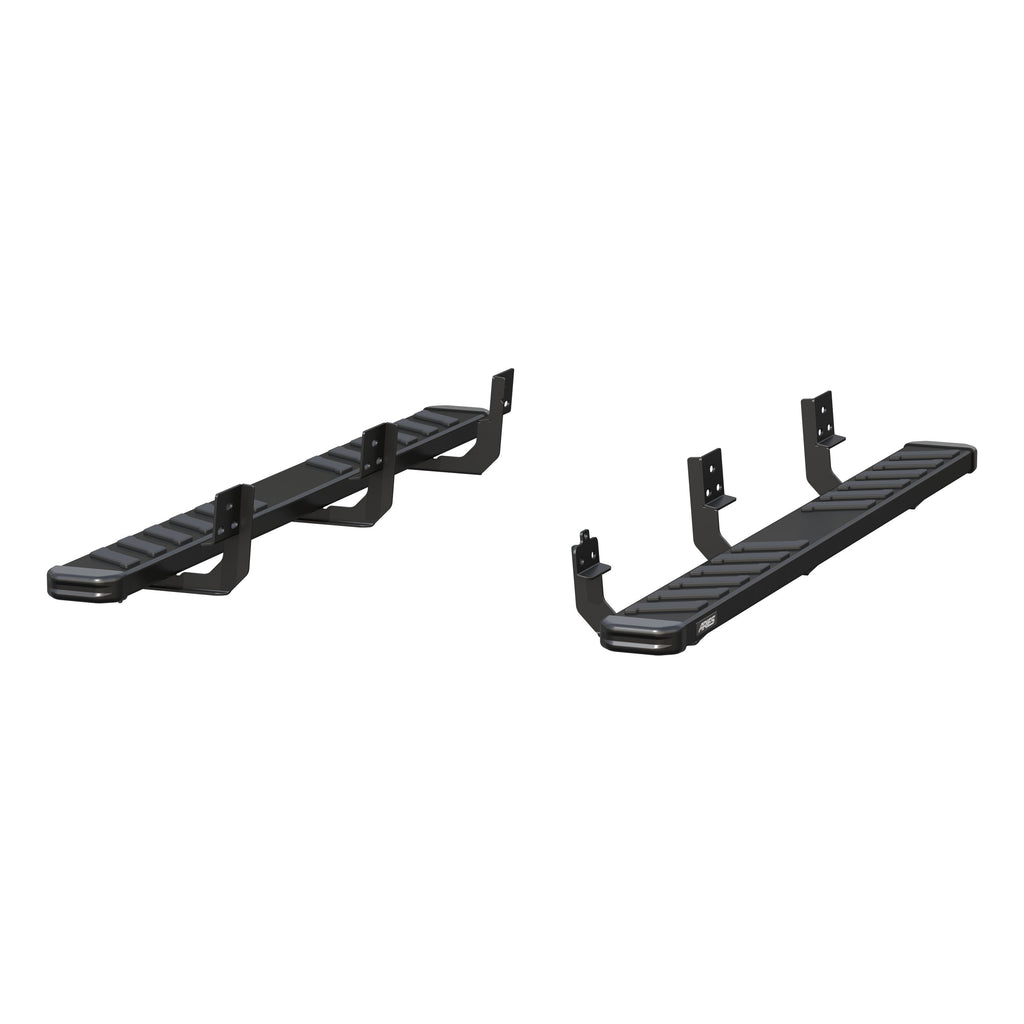 ARIES 2554013 NovaTrac 6" x 75" Black E-Coat Steel Running Boards, Select RAM 1500 for Select Ram 1500