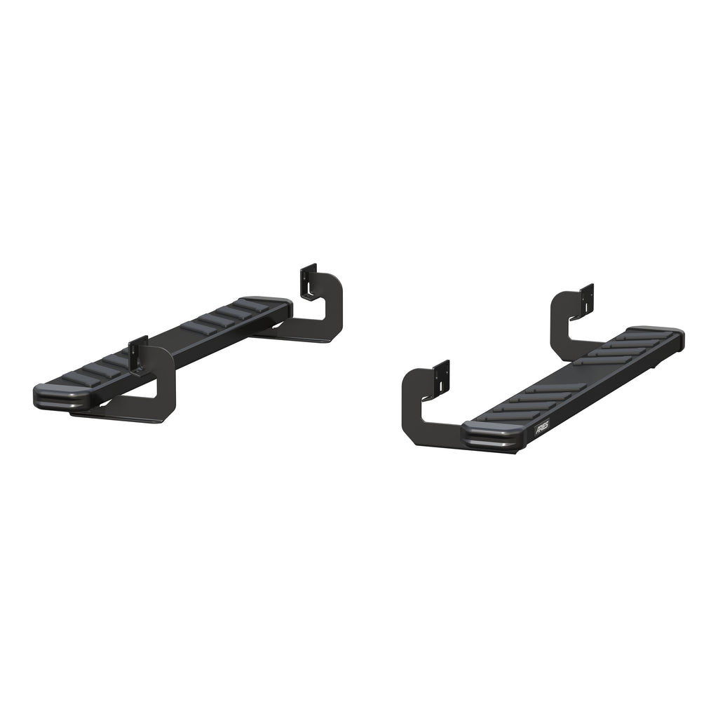ARIES 2554022 NovaTrac 6" x 53" Black E-Coat Steel Running Boards, Select Ford F-150 for Select Ford F-150