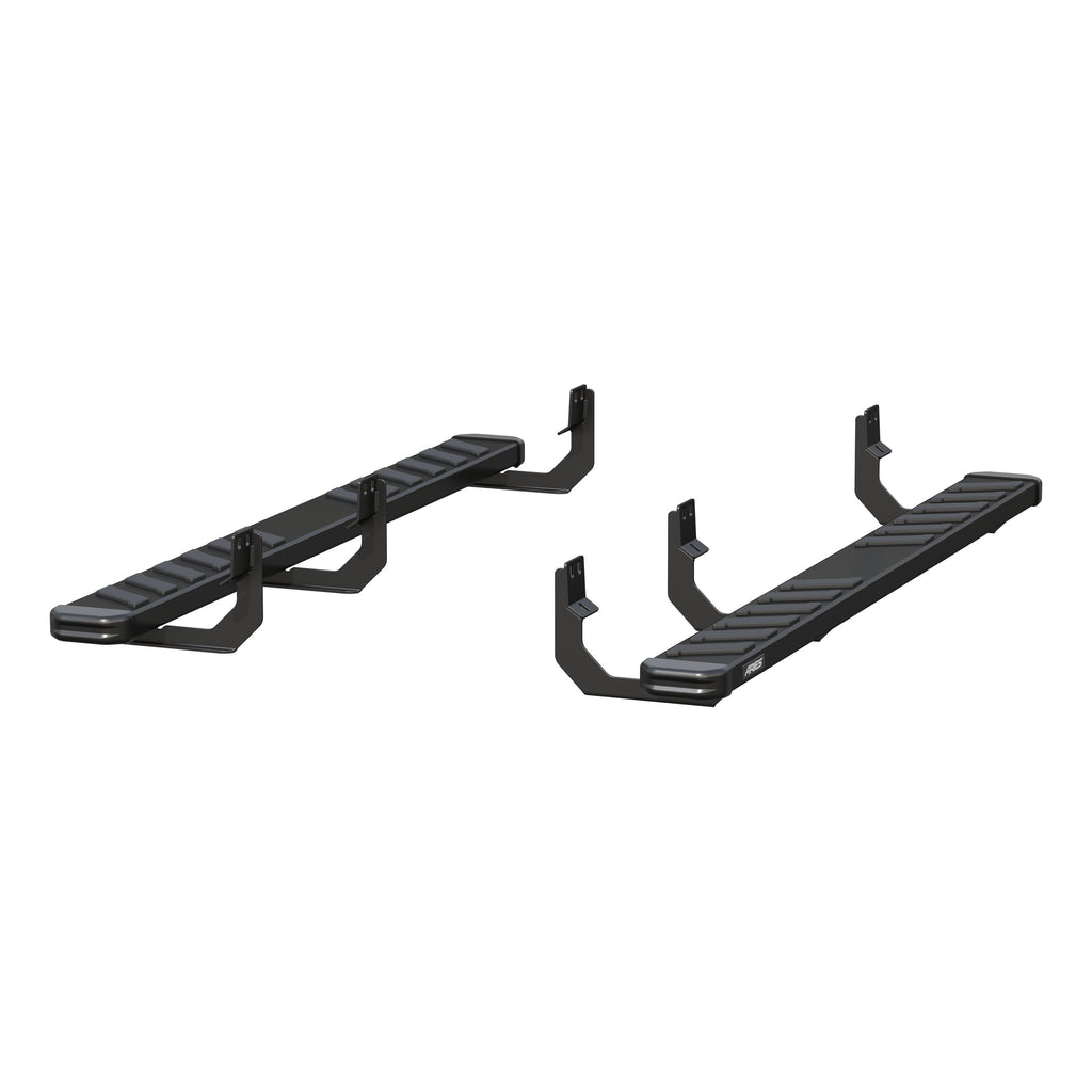 ARIES 2554029 NovaTrac 6" x 75" Black E-Coat Steel Running Boards, Select Nissan Titan for Select Nissan TITAN