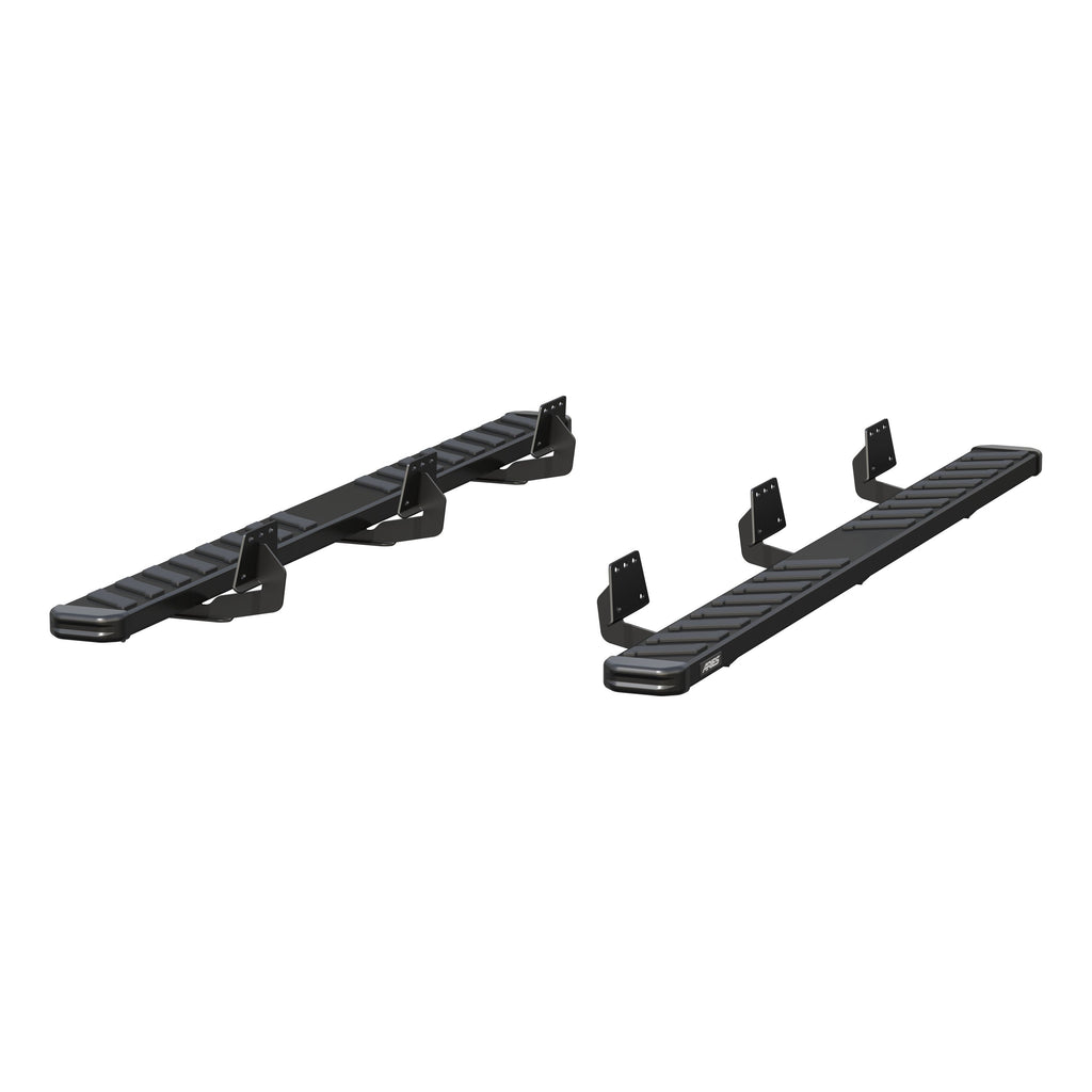 ARIES 2554030 NovaTrac 6" x 91" Black E-Coat Steel Running Boards, Fits Select RAM 1500 for Select Ram 1500