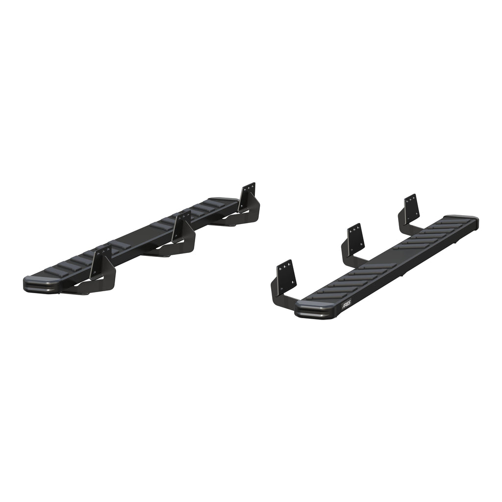 ARIES 2554031 NovaTrac 6" x 75" Black E-Coat Steel Running Boards, Select RAM 1500 for Select Ram 1500