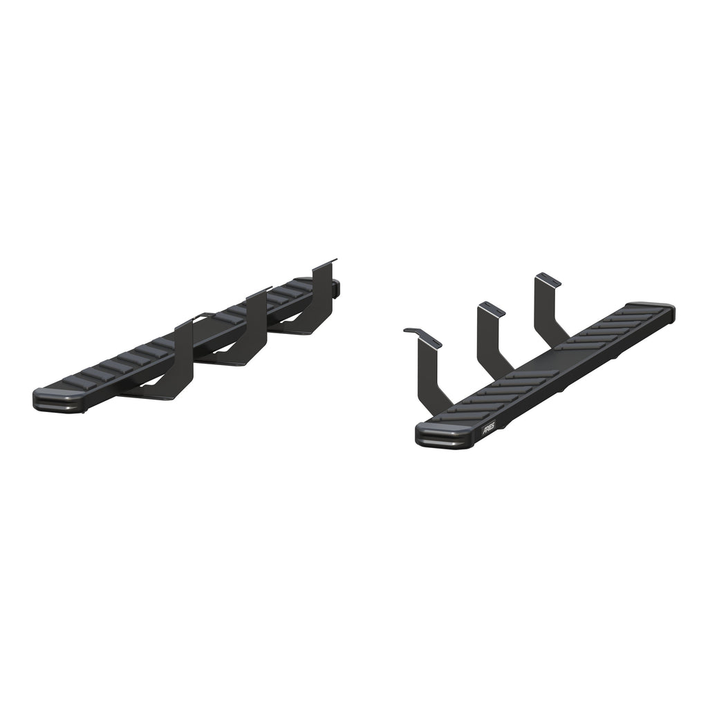 ARIES 2554037 NovaTrac 6" x 75" Black E-Coat Steel Running Boards, Select Toyota Tundra for Select Toyota Tundra