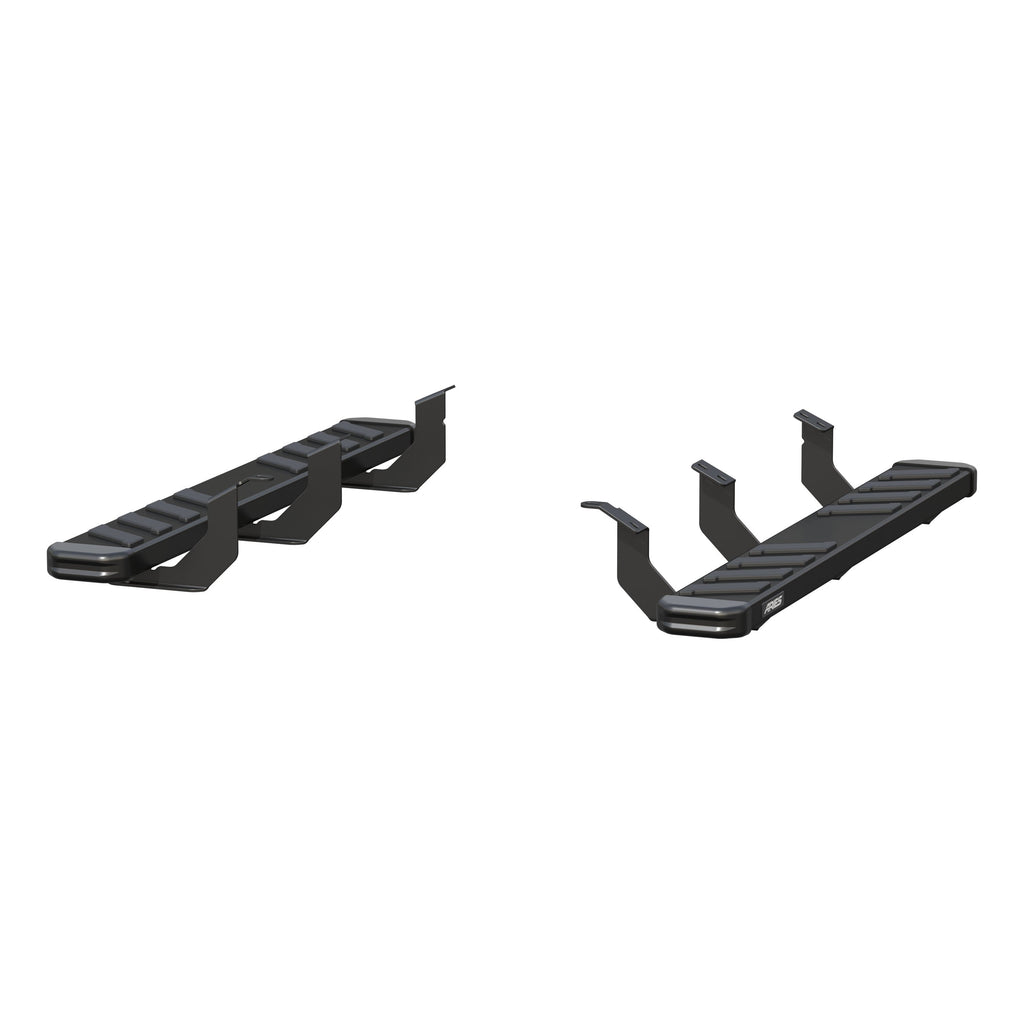 ARIES 2554038 NovaTrac 6" x 53" Black E-Coat Steel Running Boards, Select Toyota Tundra for Select Toyota Tundra