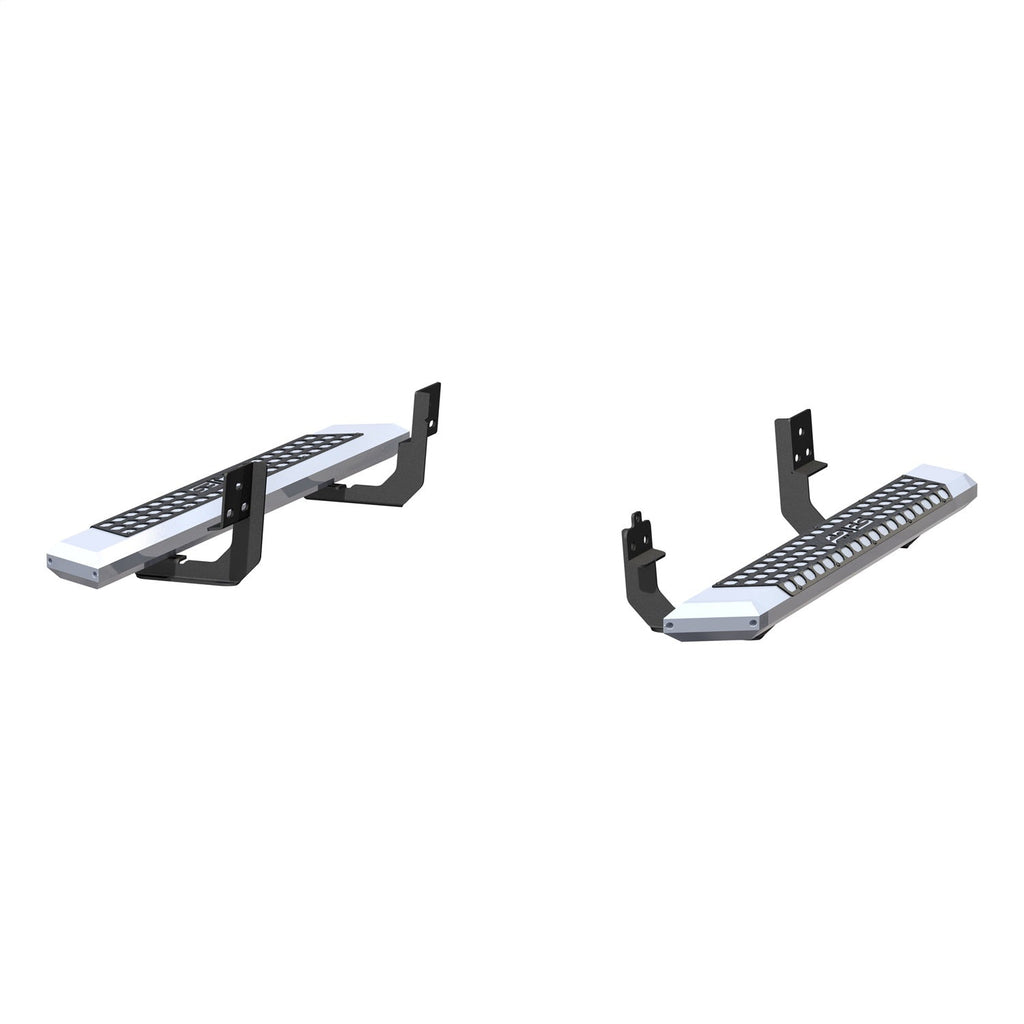 ARIES 2555001 AdvantEDGE 5-1/2in. x 53in. Chrome Aluminum Side Bars; Select Silverado; Sierra - Truck Part Superstore