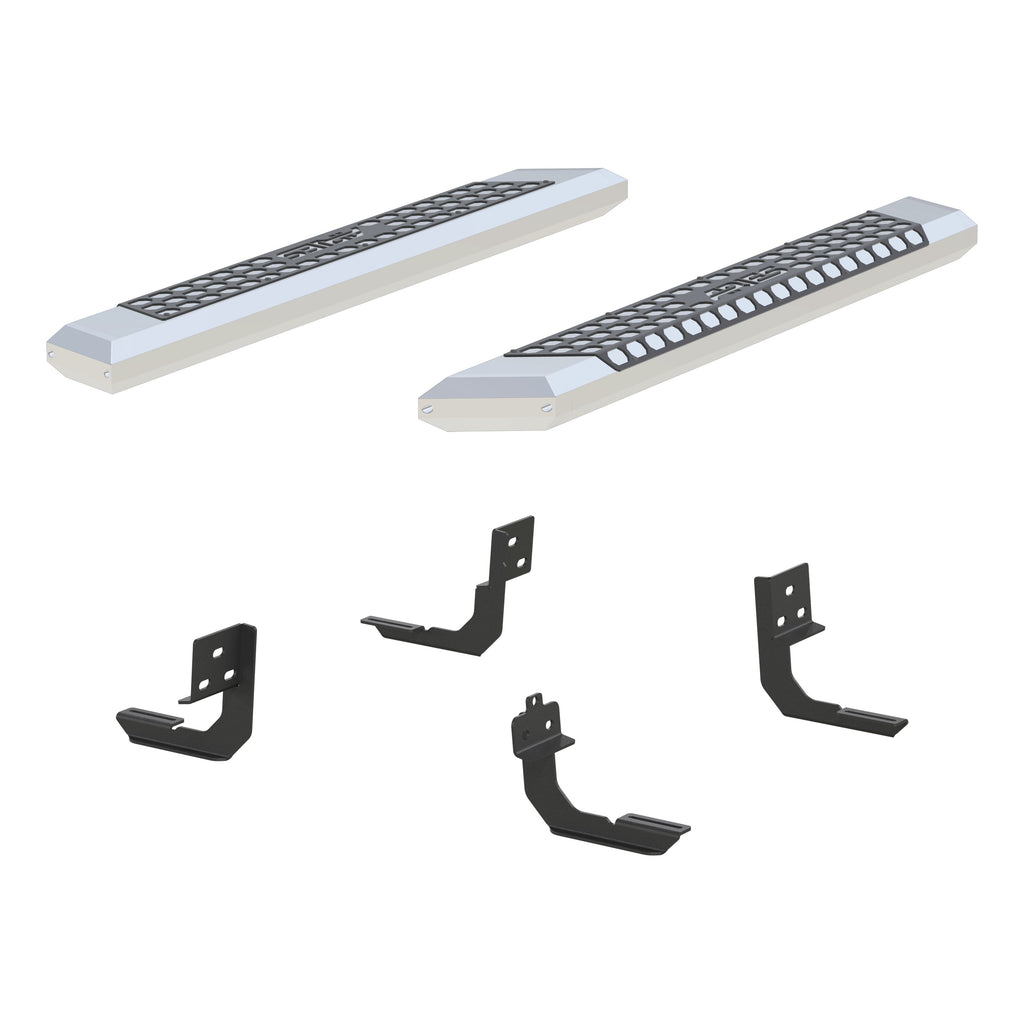 ARIES 2555004 AdvantEDGE 5-1/2in. x 53in. Chrome Aluminum Side Bars; Select Ram 1500; 2500; 35 - Truck Part Superstore