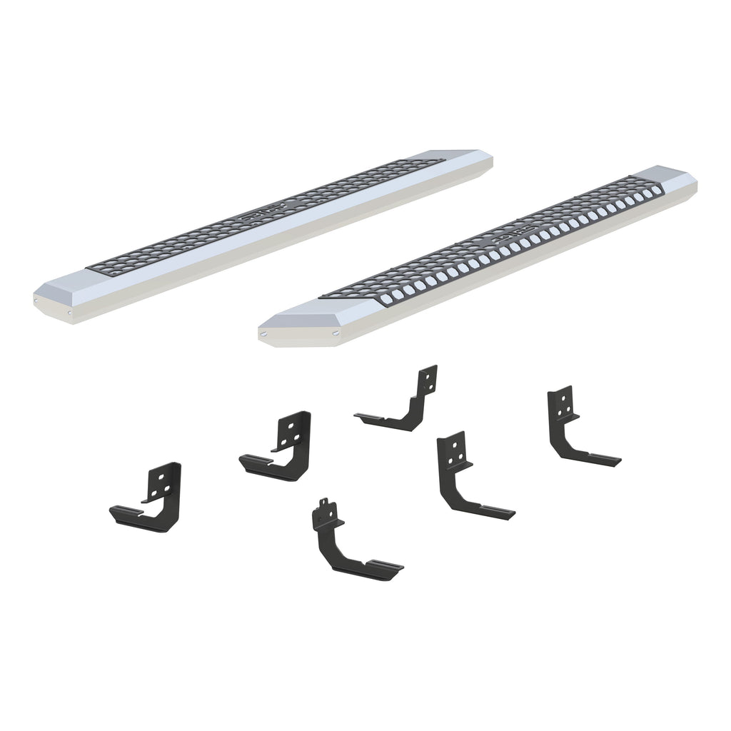 ARIES 2555005 AdvantEDGE 5-1/2in. x 75in. Chrome Aluminum Side Bars; Select Dodge; Ram 1500 - Truck Part Superstore