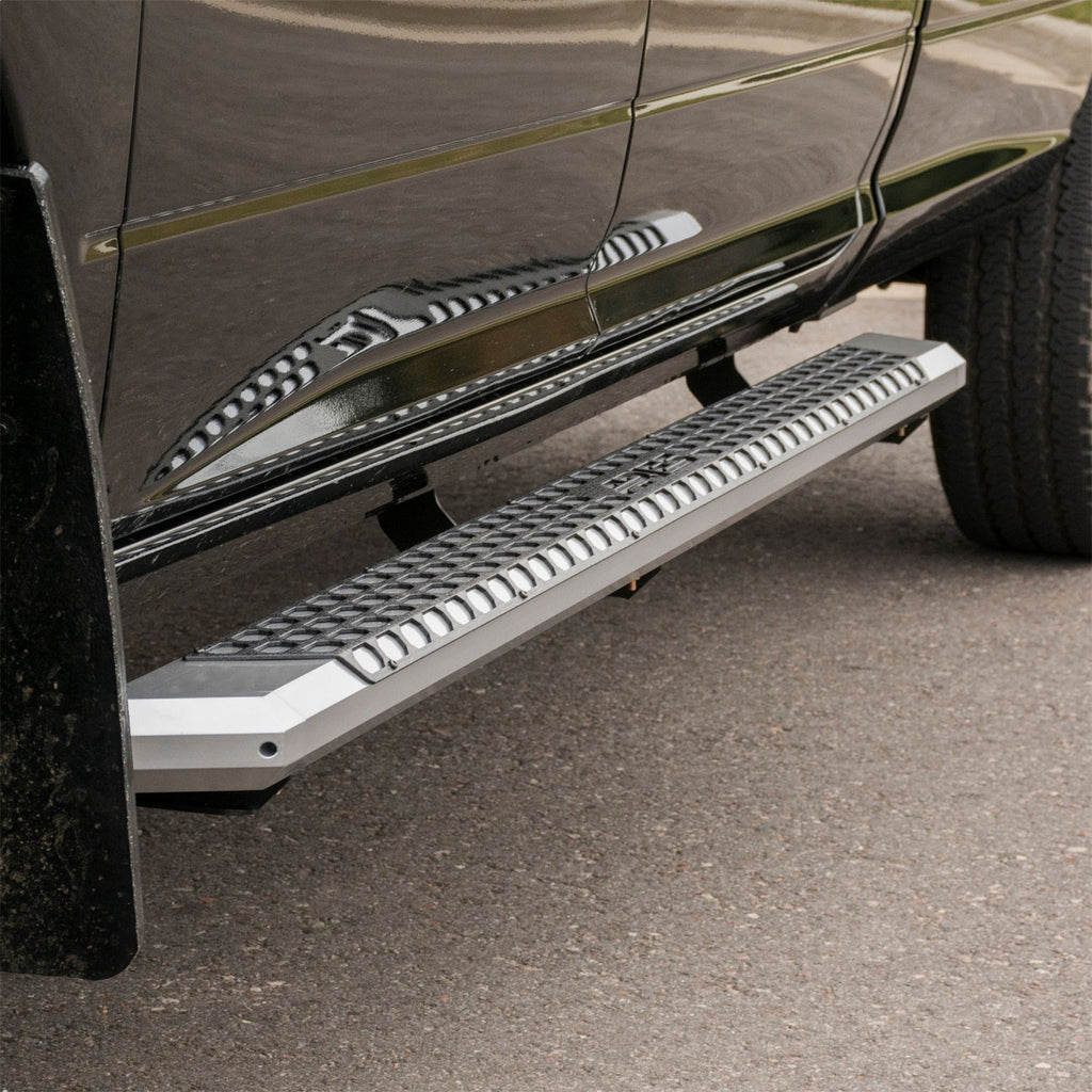 ARIES 2555006 AdvantEDGE 5-1/2in. x 85in. Chrome Aluminum Side Bars; Select Ram 1500 to 5500 - Truck Part Superstore