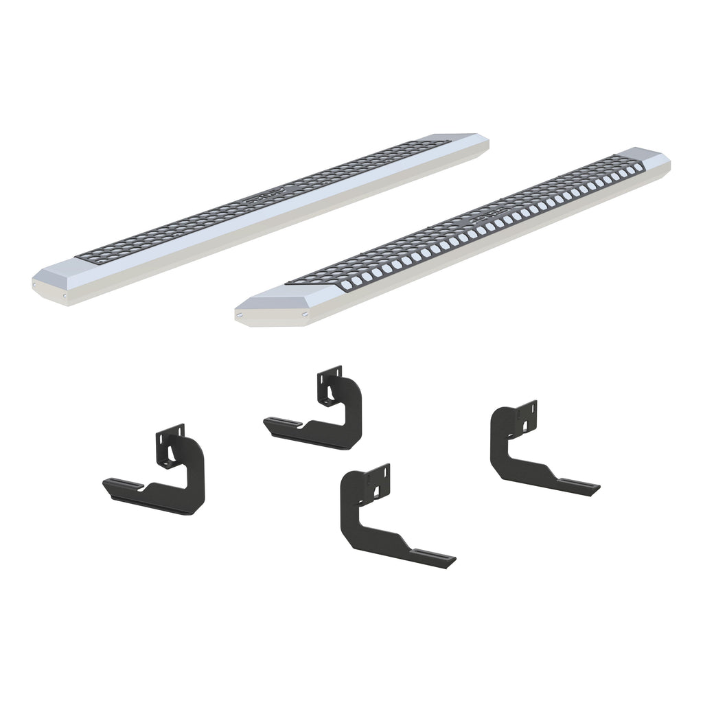 ARIES 2555009 AdvantEDGE 5-1/2in. x 85in. Chrome Aluminum Side Bars; Select Ford F-150 - Truck Part Superstore
