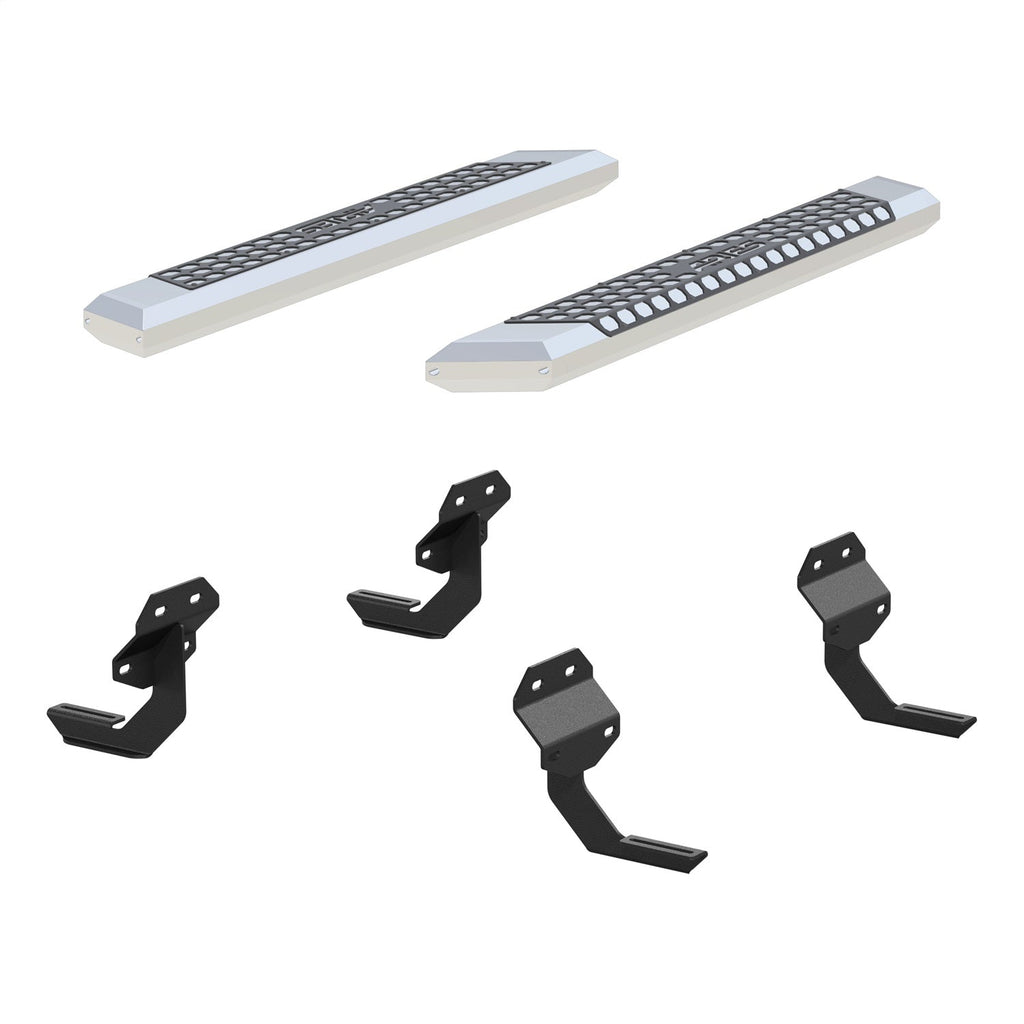 ARIES 2555011 AdvantEDGE 5-1/2in. x 53in. Chrome Aluminum Side Bars; Select Ford F150; F250; F - Truck Part Superstore
