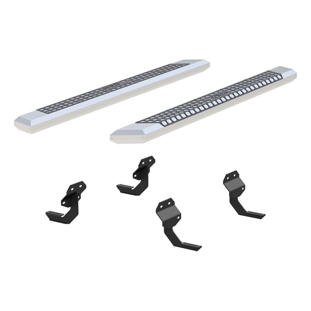 ARIES 2555012 AdvantEDGE 5-1/2in. x 75in. Chrome Aluminum Side Bars; Select Ford F150; F250; F - Truck Part Superstore