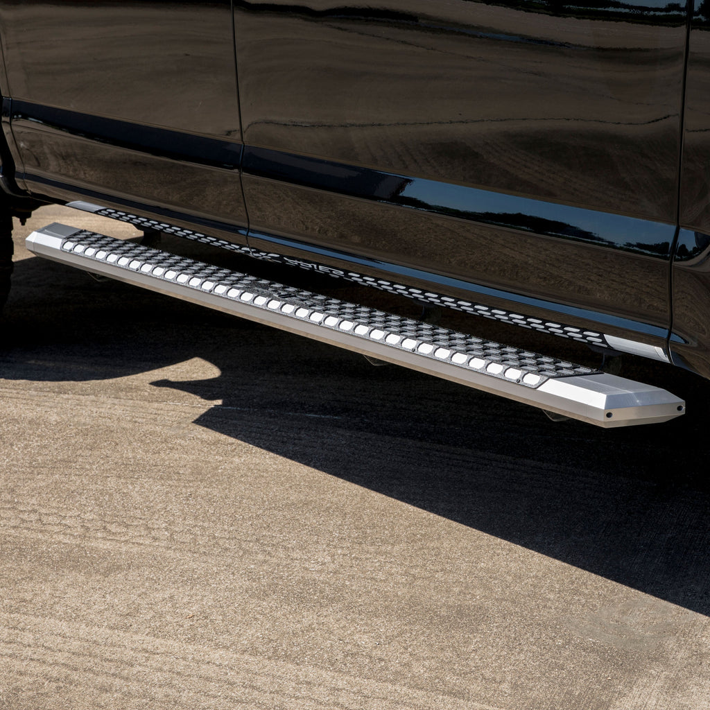 ARIES 2555012 AdvantEDGE 5-1/2in. x 75in. Chrome Aluminum Side Bars; Select Ford F150; F250; F - Truck Part Superstore