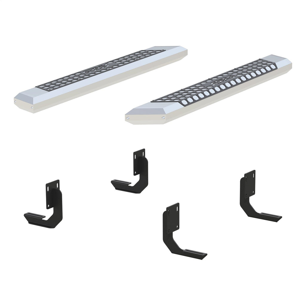ARIES 2555013 AdvantEDGE 5-1/2in. x 53in. Chrome Aluminum Side Bars; Select Ford F-250; F-350 - Truck Part Superstore