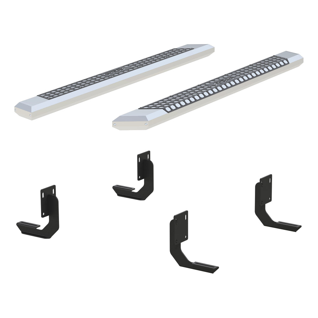ARIES 2555014 AdvantEDGE 5-1/2in. x 75in. Chrome Aluminum Side Bars; Select Ford F-250; F-350 - Truck Part Superstore