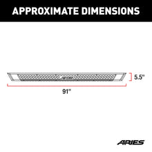 Load image into Gallery viewer, ARIES 2555015 AdvantEDGE 5-1/2" x 91" Chrome Aluminum Side Bars, Select Silverado, Sierra Crew for Select Chevrolet Silverado 1500