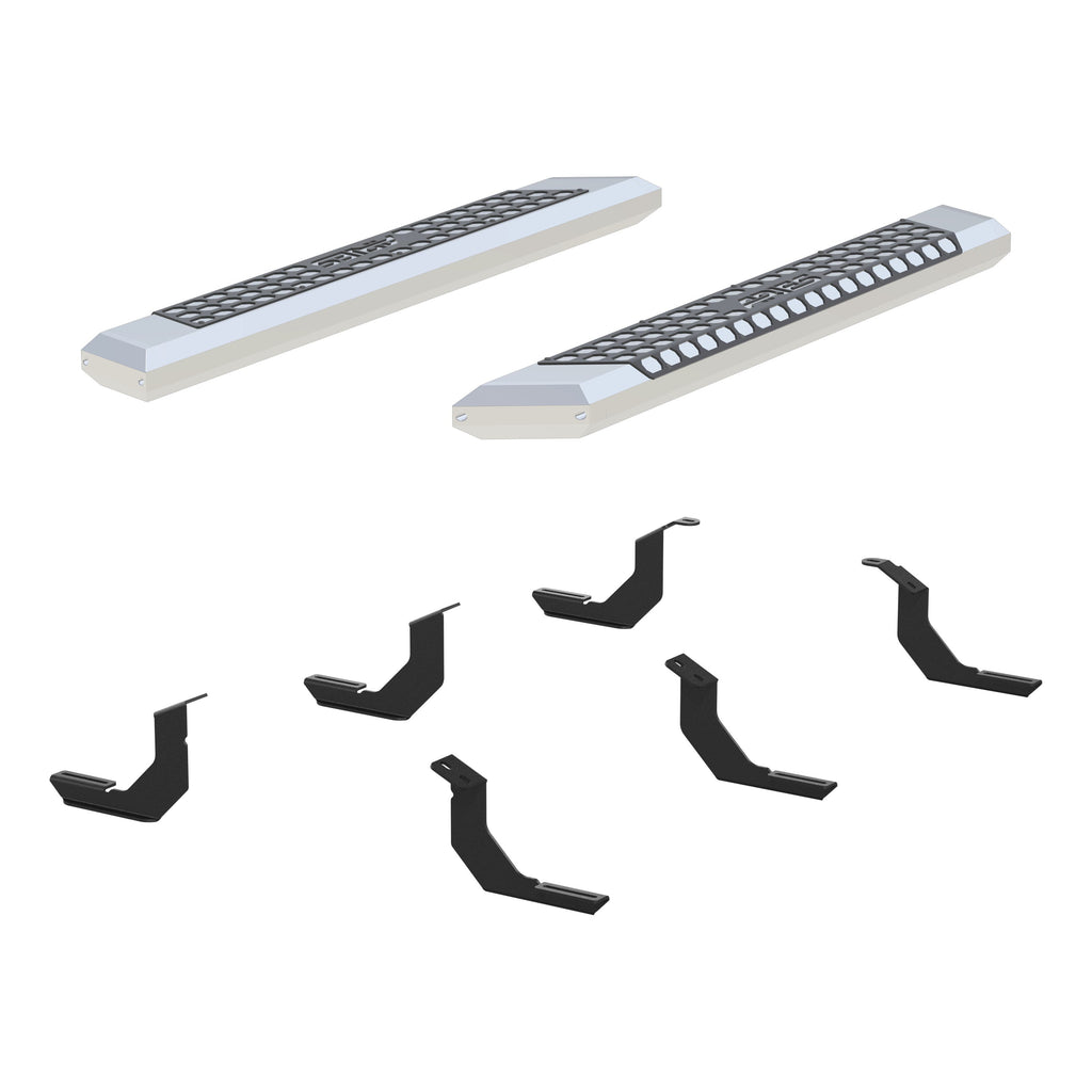 ARIES 2555018 AdvantEDGE 5-1/2in. x 53in. Chrome Aluminum Side Bars; Select Toyota Tundra - Truck Part Superstore