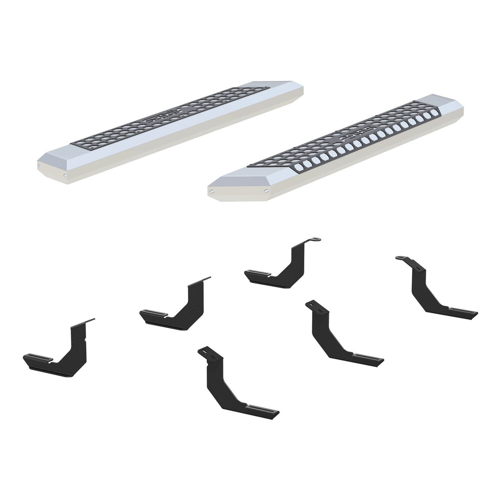 ARIES 2555018 AdvantEDGE 5-1/2in. x 53in. Chrome Aluminum Side Bars; Select Toyota Tundra - Truck Part Superstore