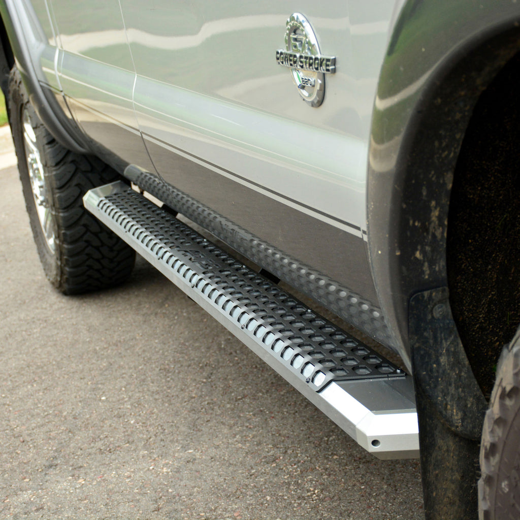 ARIES 2555024 AdvantEDGE 5-1/2" x 91" Chrome Aluminum Side Bars, Select Ford F250, F350, F450 for Select Ford F-250
