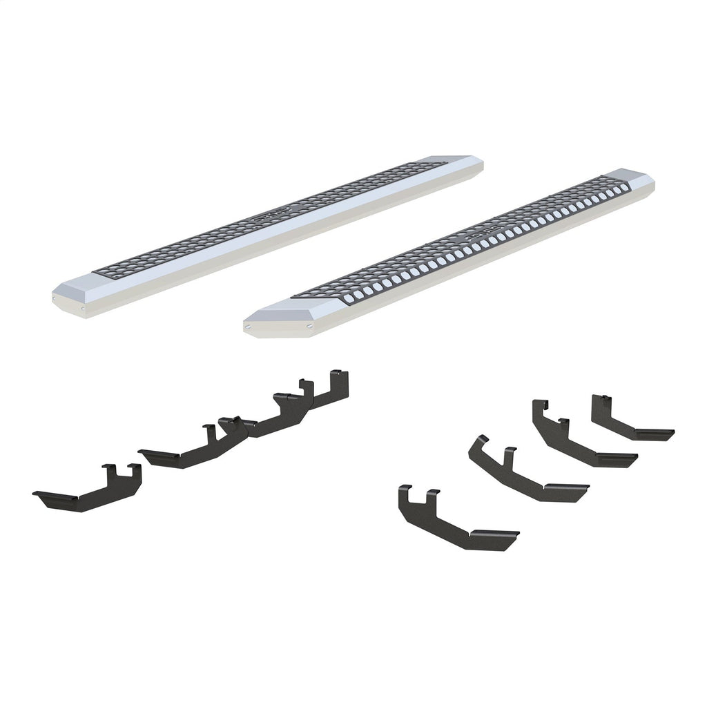 ARIES 2555030 AdvantEDGE 5-1/2in. x 85in. Chrome Aluminum Side Bars; Select Honda Ridgeline - Truck Part Superstore