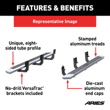 Load image into Gallery viewer, ARIES 2555030 AdvantEDGE 5-1/2in. x 85in. Chrome Aluminum Side Bars; Select Honda Ridgeline - Truck Part Superstore