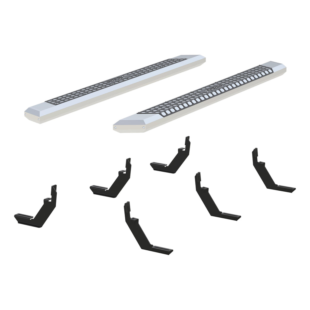 ARIES 2555043 AdvantEDGE 5-1/2in. x 75in. Chrome Aluminum Side Bars; Select Colorado; Canyon - Truck Part Superstore