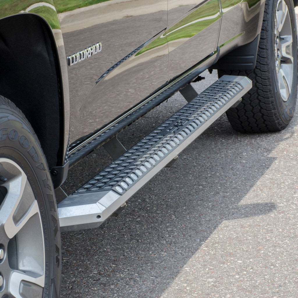 ARIES 2555043 AdvantEDGE 5-1/2in. x 75in. Chrome Aluminum Side Bars; Select Colorado; Canyon - Truck Part Superstore