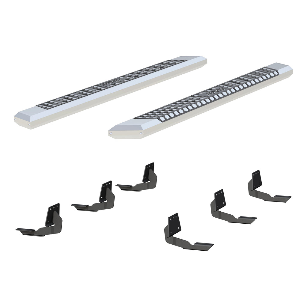 ARIES 2555050 AdvantEDGE 5-1/2in. x 75in. Chrome Aluminum Side Bars; Select Ram 1500 - Truck Part Superstore