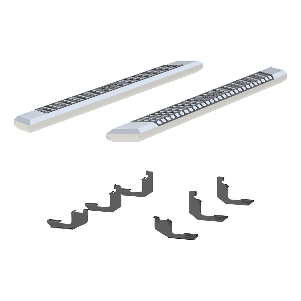 ARIES 2555052 AdvantEDGE 5-1/2in. x 85in. Chrome Aluminum Side Bars; Select Ford Ranger Crew C - Truck Part Superstore