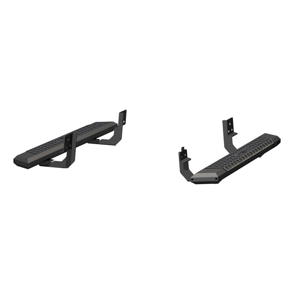 ARIES 2556001 AdvantEDGE 5-1/2" x 53" Black Aluminum Side Bars, Select Silverado, Sierra for Select Chevrolet Silverado 2500 HD