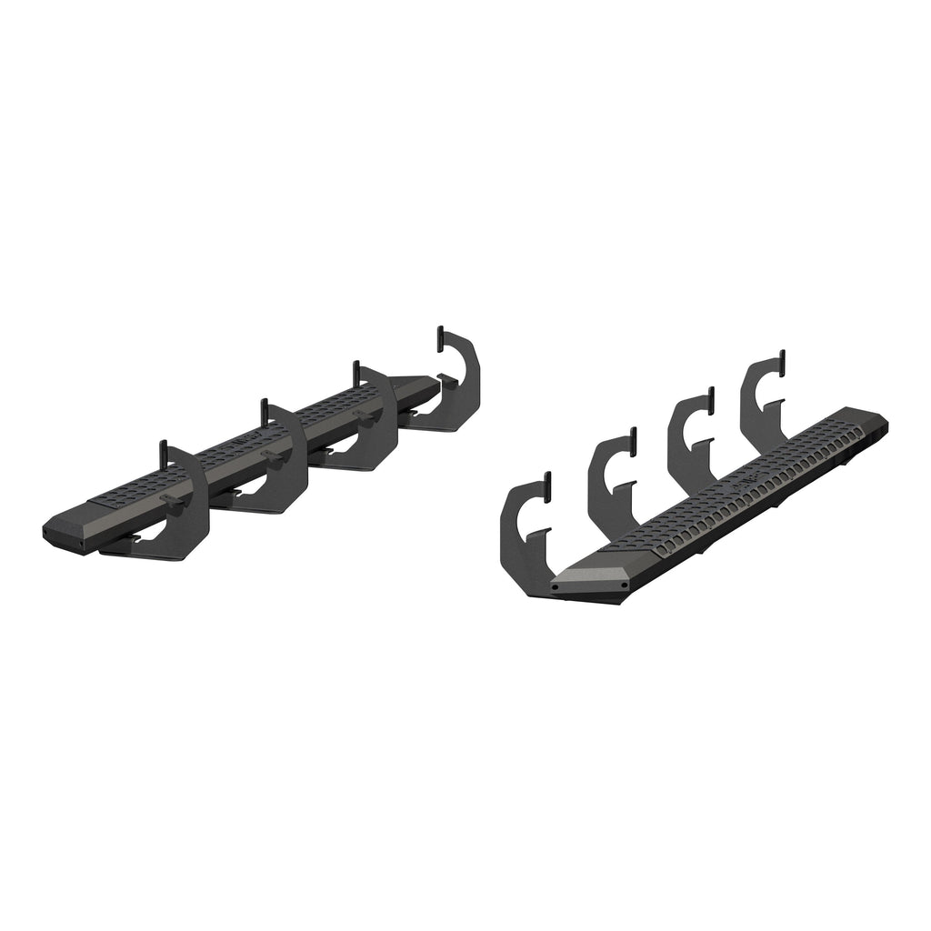 ARIES 2556002 AdvantEDGE 5-1/2" x 75" Black Aluminum Side Bars, Select Chevrolet, GMC for Select Chevrolet Tahoe