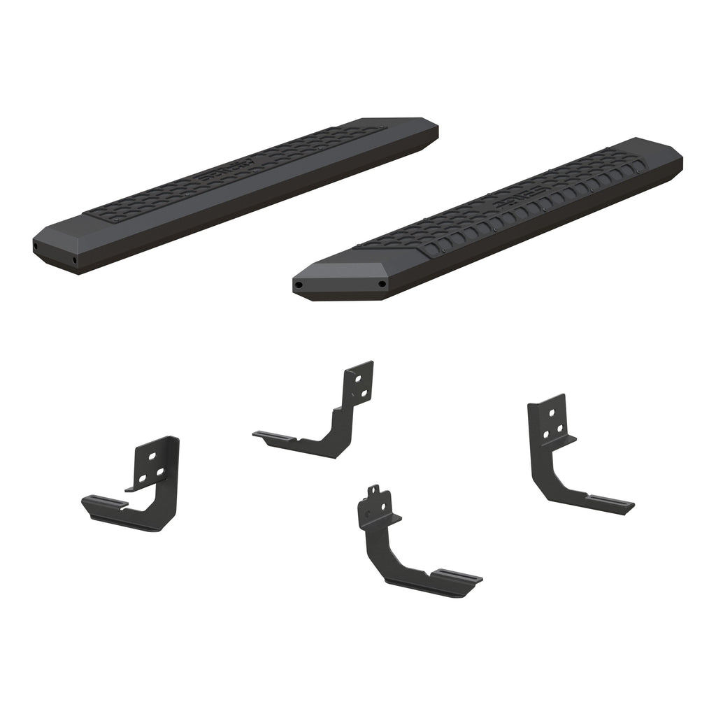 ARIES 2556004 AdvantEDGE 5-1/2" x 53" Black Aluminum Side Bars, Select Ram 1500, 2500, 3500 for Select Ram 2500