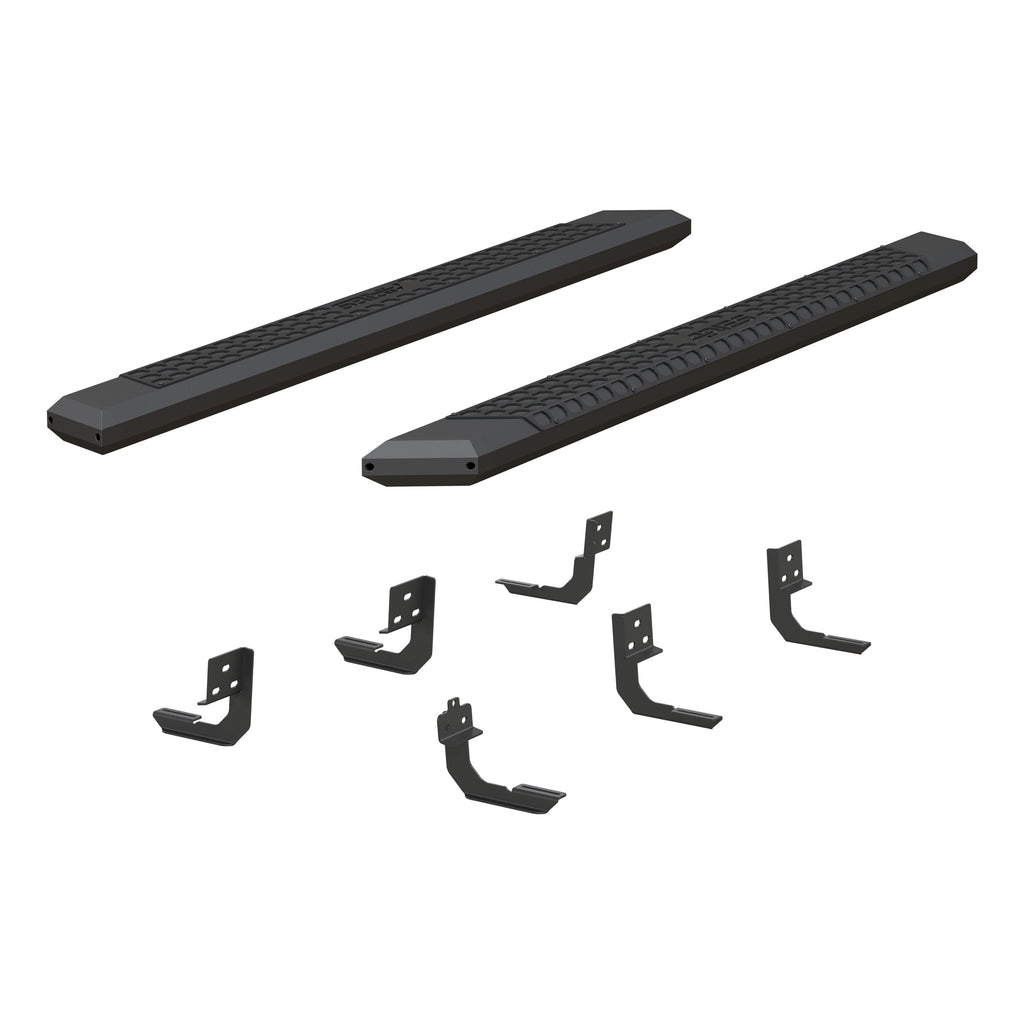 ARIES 2556005 AdvantEDGE 5-1/2" x 75" Black Aluminum Side Bars, Select Dodge, Ram 1500 for Select Ram 1500