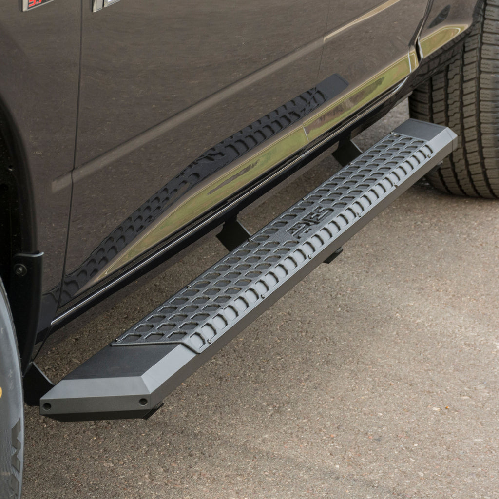 ARIES 2556005 AdvantEDGE 5-1/2" x 75" Black Aluminum Side Bars, Select Dodge, Ram 1500 for Select Ram 1500