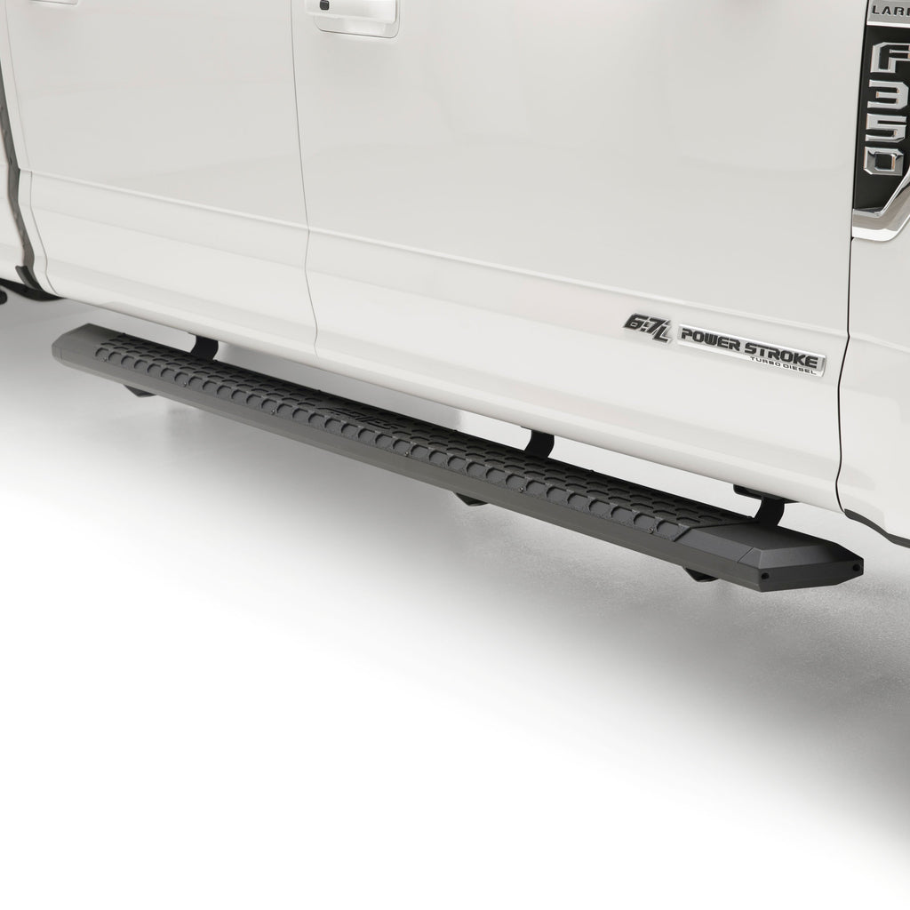 ARIES 2556009 AdvantEDGE 5-1/2" x 85" Black Aluminum Side Bars, Select Ford F-150 for Select Ford F-150