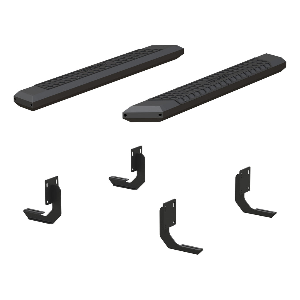 ARIES 2556013 AdvantEDGE 5-1/2" x 53" Black Aluminum Side Bars, Select Ford F-250, F-350 for Select Ford F-250