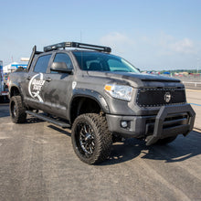Load image into Gallery viewer, ARIES 2556019 AdvantEDGE 5-1/2" x 85" Black Aluminum Side Bars, Select Toyota Tundra for Select Toyota Tundra