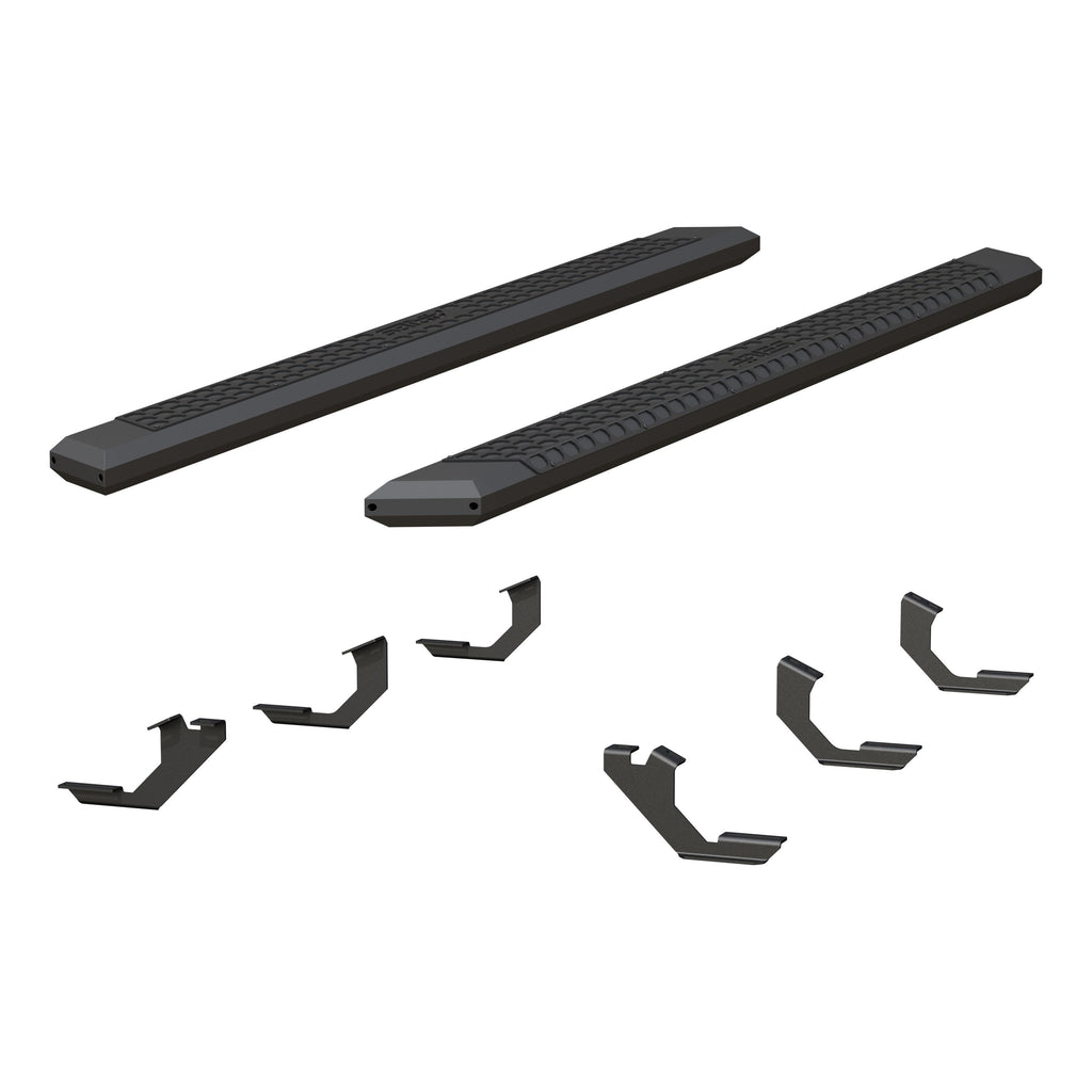 ARIES 2556023 AdvantEDGE 5-1/2" x 85" Black Aluminum Side Bars, Select Toyota Tacoma for Select Toyota Tacoma