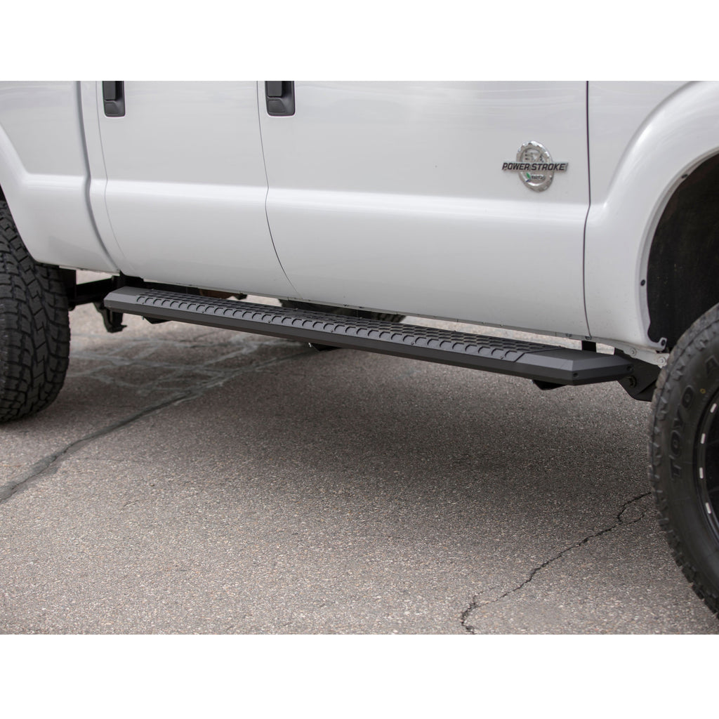 ARIES 2556024 AdvantEDGE 5-1/2" x 91" Black Aluminum Side Bars, Select Ford F250, F350, F450 for Select Ford F-250
