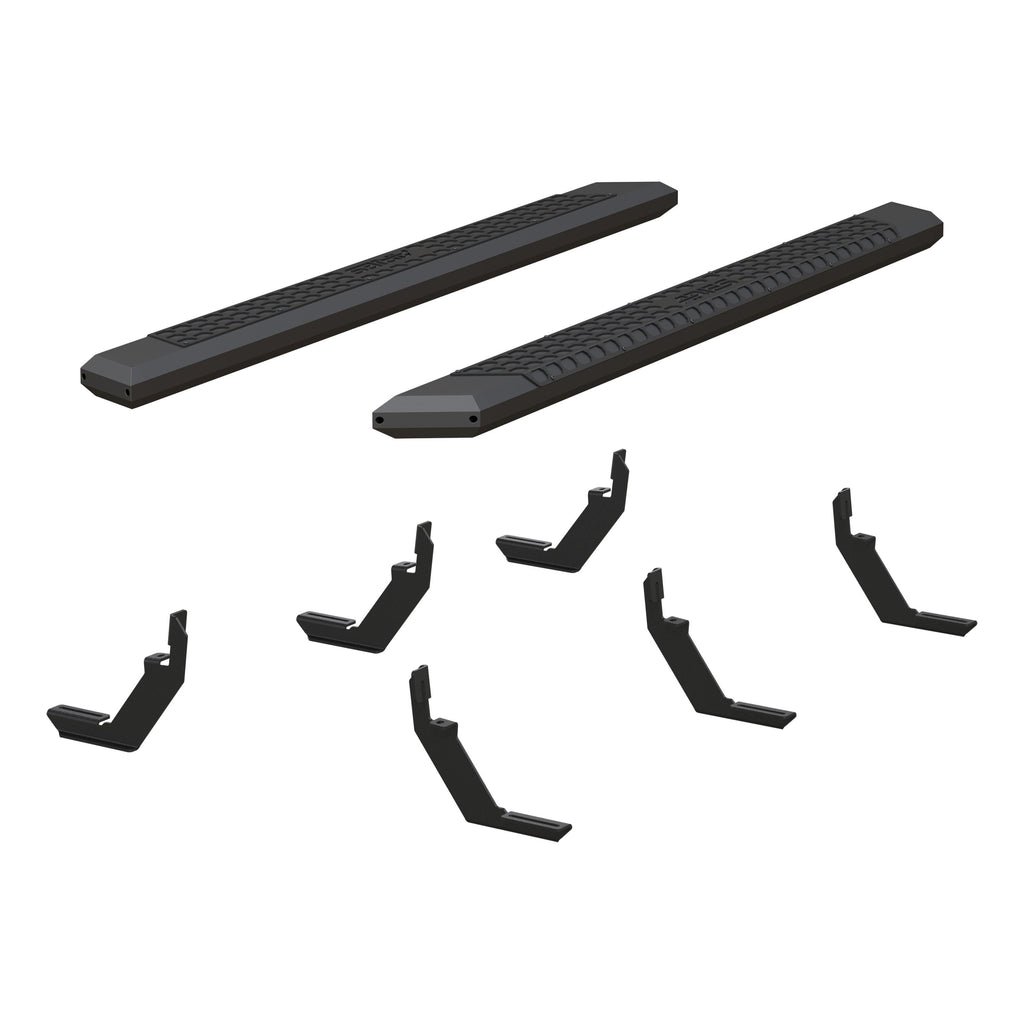 ARIES 2556043 AdvantEDGE 5-1/2" x 75" Black Aluminum Side Bars, Select Colorado, Canyon for Select Chevrolet Colorado