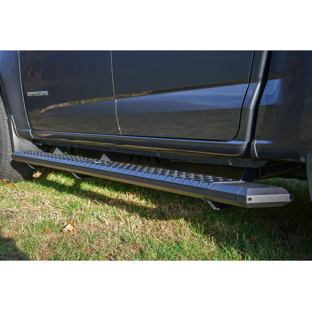 ARIES 2556043 AdvantEDGE 5-1/2" x 75" Black Aluminum Side Bars, Select Colorado, Canyon for Select Chevrolet Colorado