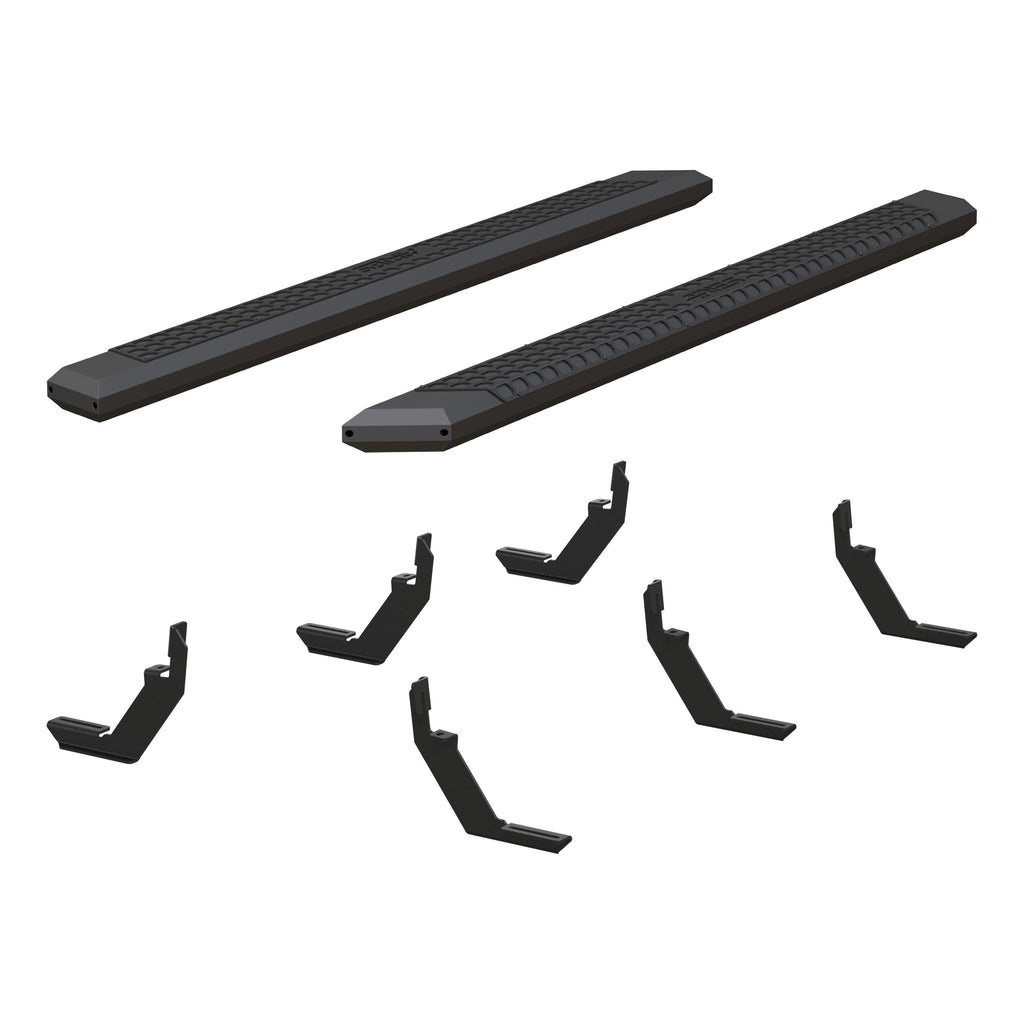 ARIES 2556044 AdvantEDGE 5-1/2" x 85" Black Aluminum Side Bars, Select Colorado, Canyon for Select Chevrolet Colorado