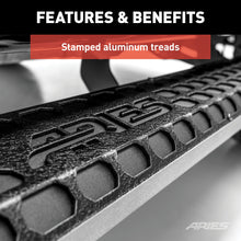Load image into Gallery viewer, ARIES 2556049 AdvantEDGE 5-1/2" x 91" Black Aluminum Side Bars, Select Ram 1500 for Select Ram 1500