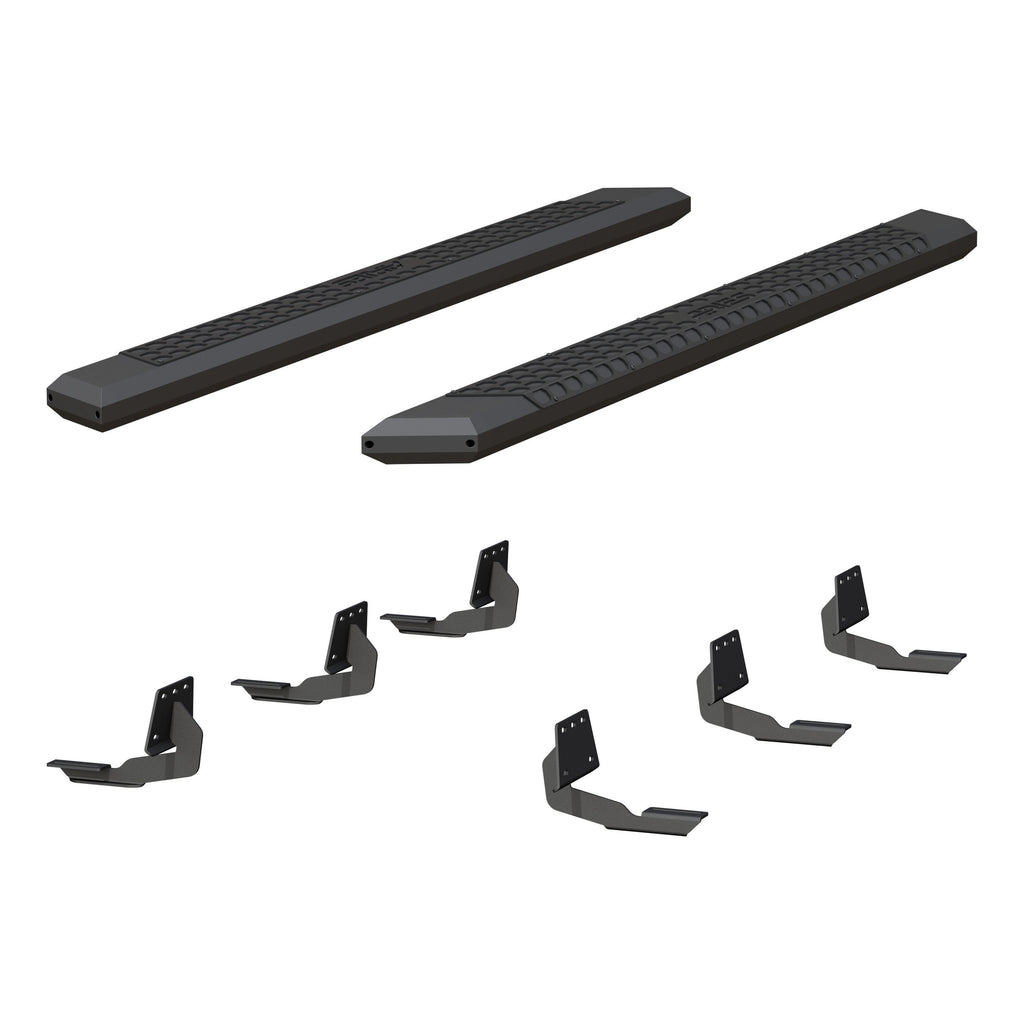 ARIES 2556050 AdvantEDGE 5-1/2" x 75" Black Aluminum Side Bars, Select Ram 1500 for Select Ram 1500