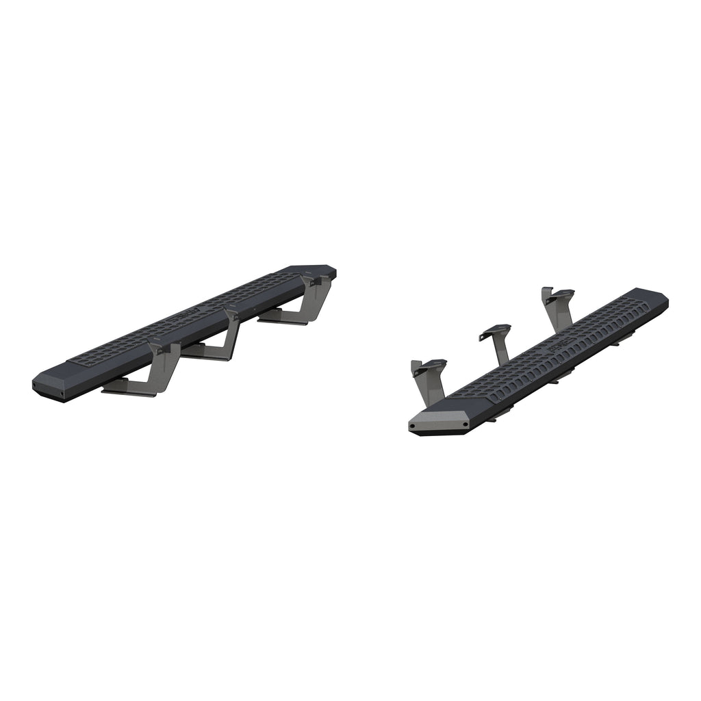 ARIES 2556053 AdvantEDGE 5-1/2" x 75" Black Aluminum Side Bars, Select Dodge Durango for Select Dodge Durango