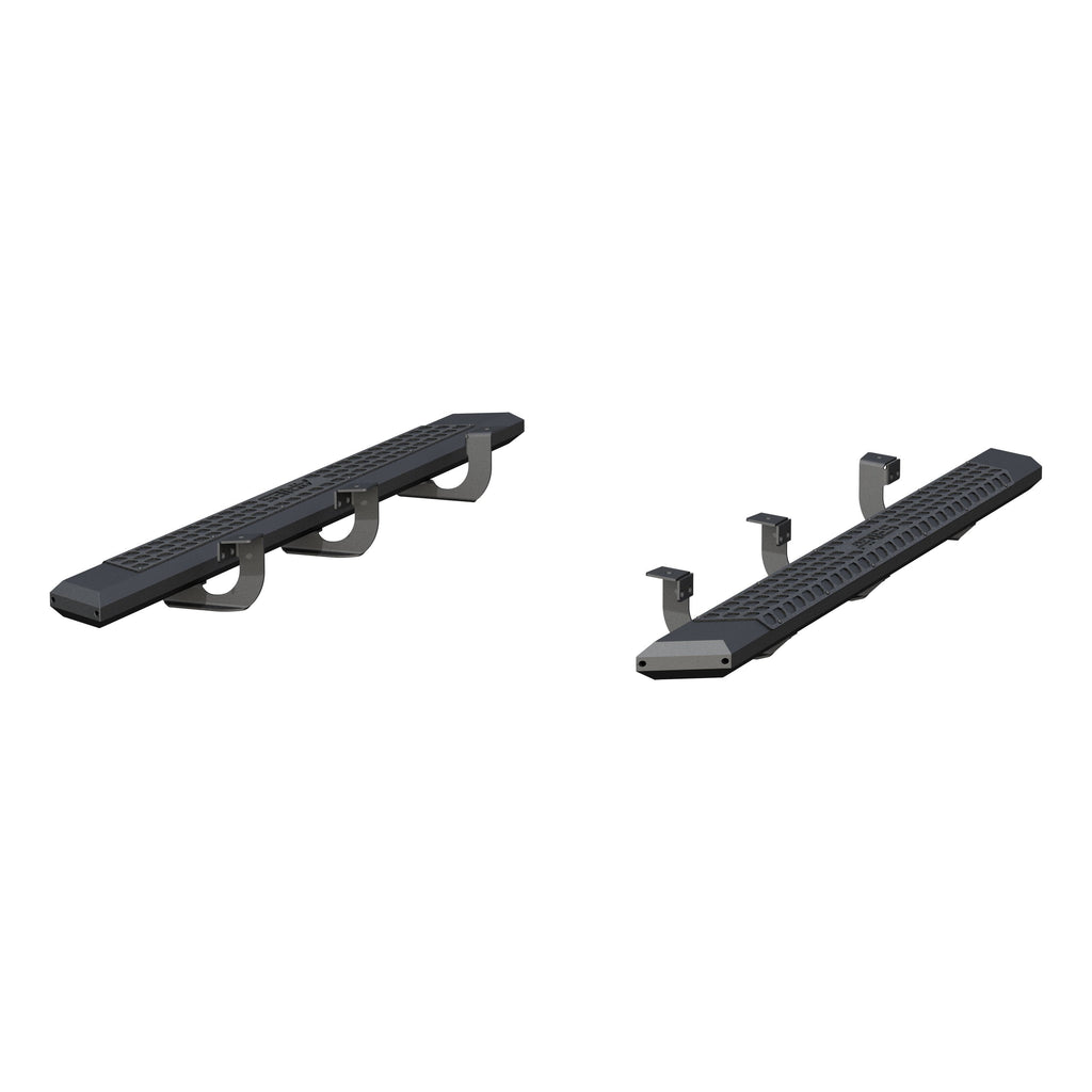 ARIES 2556054 AdvantEDGE 5-1/2" x 75" Black Aluminum Side Bars, Select Ford Explorer for Select Ford Explorer