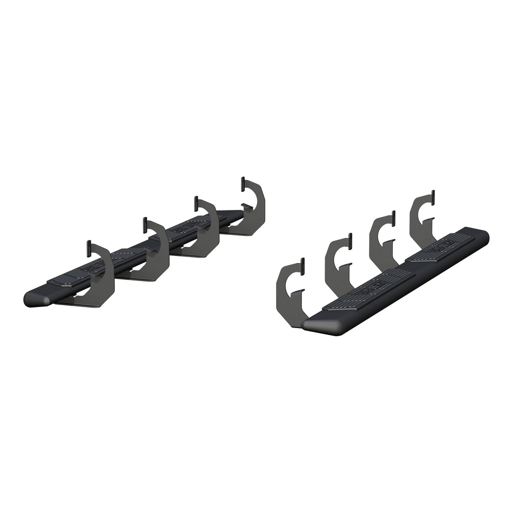 ARIES 2558002 AscentStep 5-1/2" x 75" Black Steel Running Boards, Select Chevrolet, GMC for Select Chevrolet Tahoe