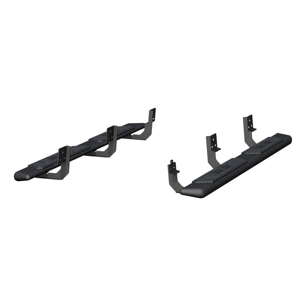 ARIES 2558005 AscentStep 5-1/2" x 75" Black Steel Running Boards, Select Dodge, Ram 1500 for Select Ram 1500