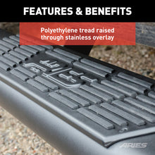 Load image into Gallery viewer, ARIES 2558005 AscentStep 5-1/2" x 75" Black Steel Running Boards, Select Dodge, Ram 1500 for Select Ram 1500