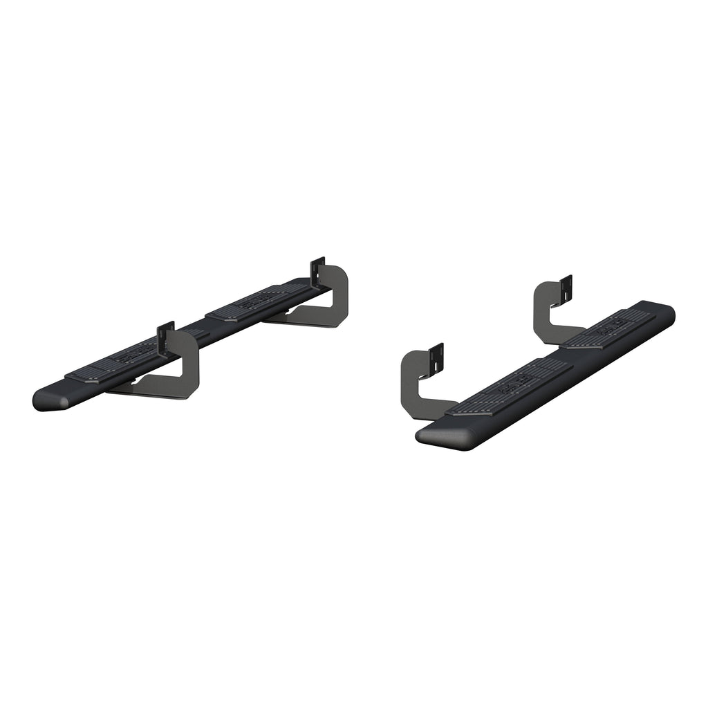 ARIES 2558008 AscentStep 5-1/2" x 75" Black Steel Running Boards, Select Ford F-150 for Select Ford F-150