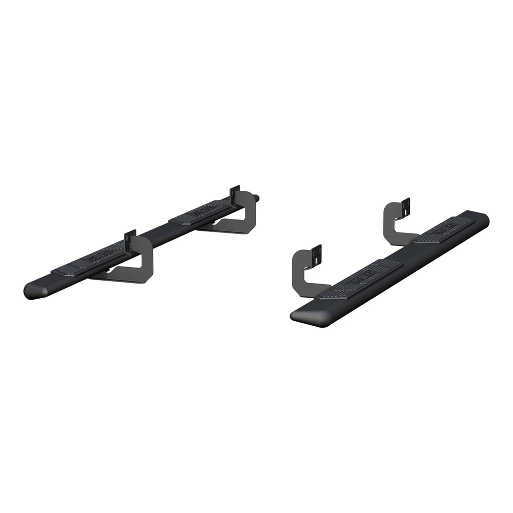 ARIES 2558009 AscentStep 5-1/2" x 85" Black Steel Running Boards, Select Ford F-150 for Select Ford F-150